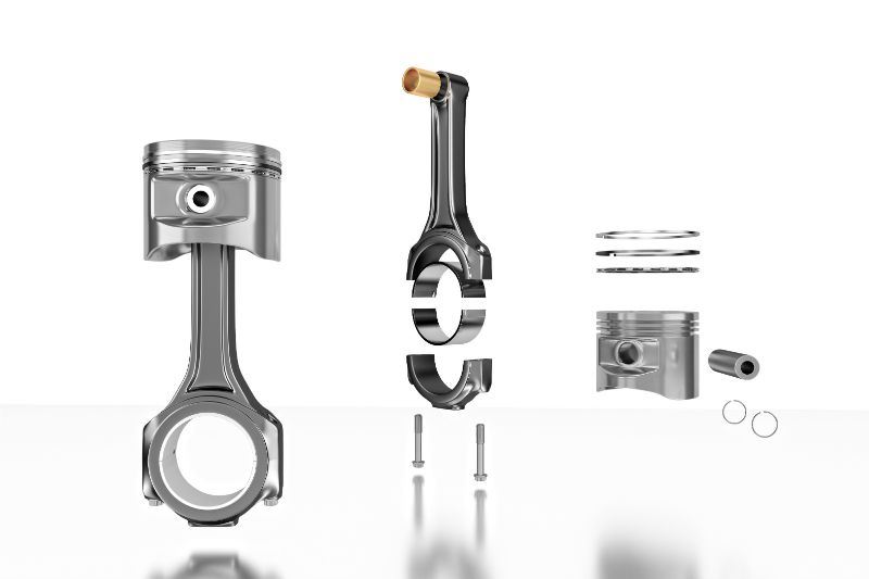 Pistons, cylinder sleeves and accessories for forklifts TVH Belgium